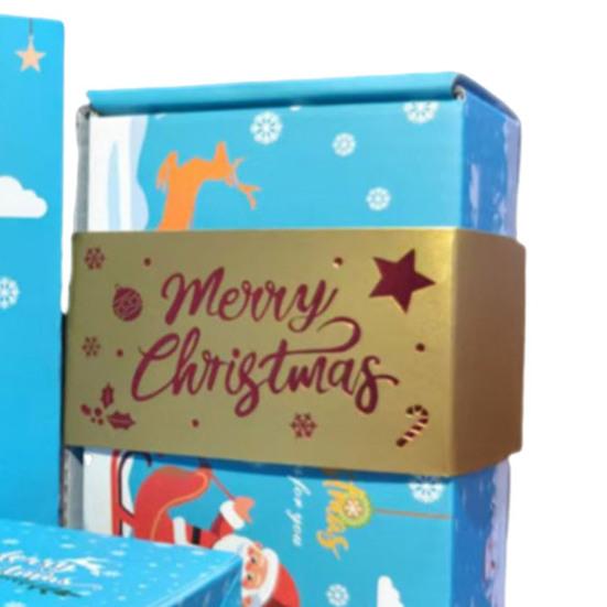 Eksplosjon Julegaveeske for Penger God Jul Brettbar Sprettende Gaveeske Pop-up Pengeboks for Festartikler