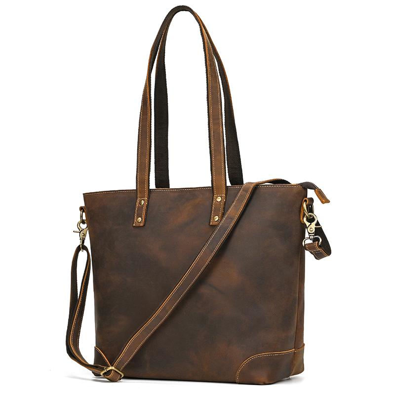 

2026 New Arrivals Women Handbag Brand Fashion Leather Shoulder Bag For Woman Female Bag Big Bags Work Totes Cowskin Lady Purse