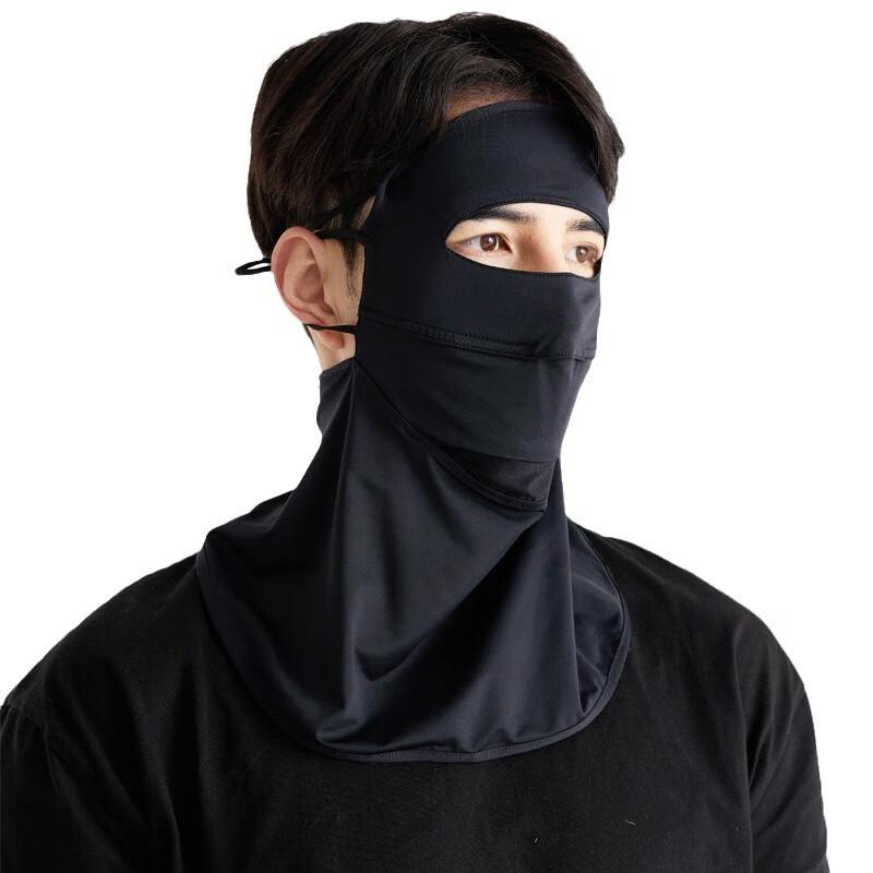MEET SUNNY Ice Silk Sun Protection Face Mask with Neck Guard One Size