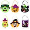 Ghost Bat DIY Trick or Treat Bag Trick Or Treat Pumpkin Handbag  Halloween Gift