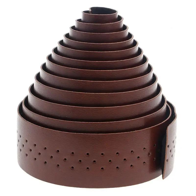 Cykelstyre Flerfärgade Kamouflageremmar Cykel Perforerade Läderstyre Remmar Döda Flugan Landsvägscykel PU Styretejp