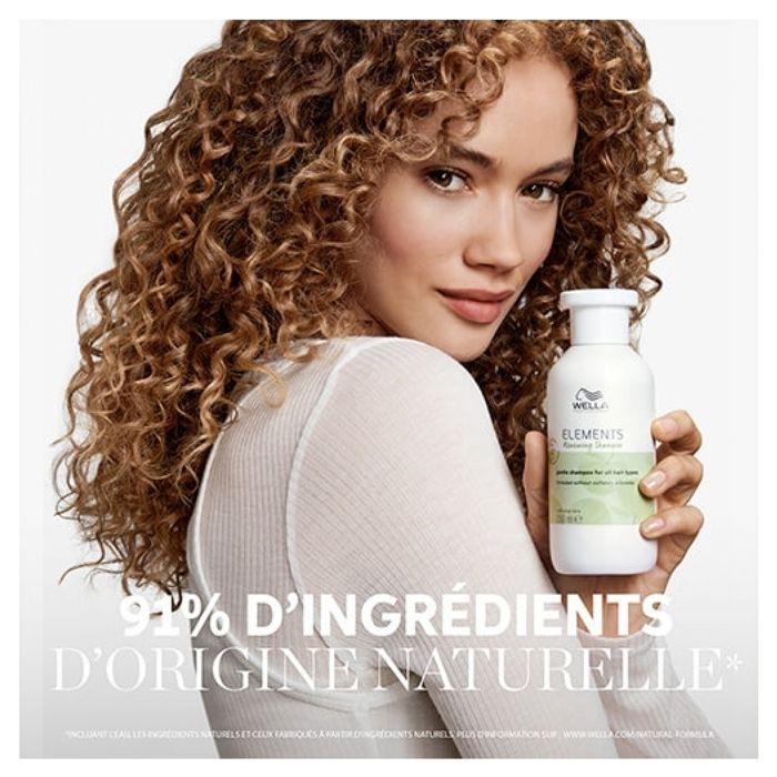 Wella Professionals Elements Shampoing régénérant sans sulfate pour tous types de cheveux 500ml