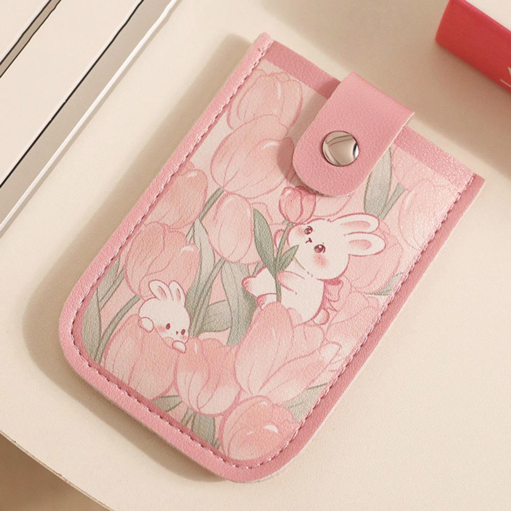 

Ламінований прихований футляр для візиток з 5 кишенями для карток, тримач для посвідчень, новий міні-гаманець для карток для жінок 4