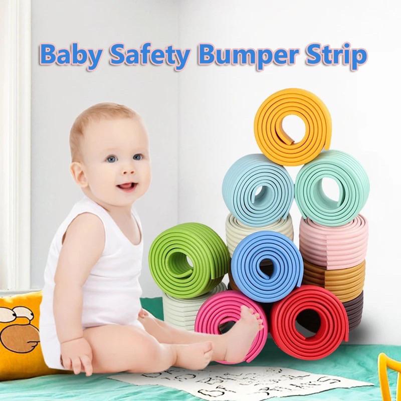 W Shaped Edge Bumper Strip Thick Soft High Elastic Cushion For Baby Safety Furniture Corner Protection