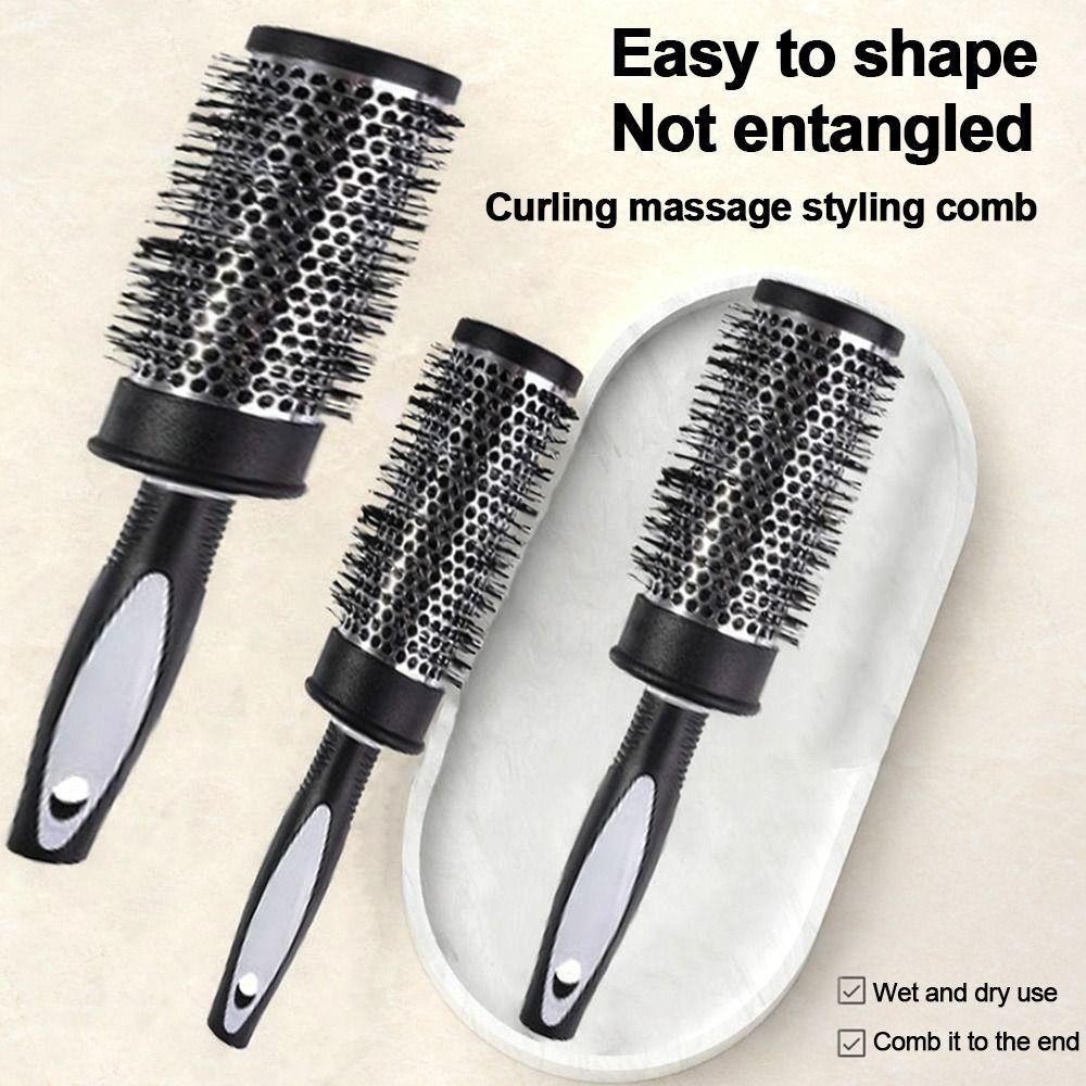 Wet Dry Dual Use Curling Roller Comb Anti Static Styling Tool Fashion Styling Hair Brush  Salon Use