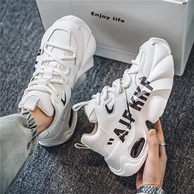 Fashion Spring Autumn New Exquisite Men's Sneakers Youth Fashion Trend Casual Shoes Height Increasing Thick Bottom Running Sports Shoes