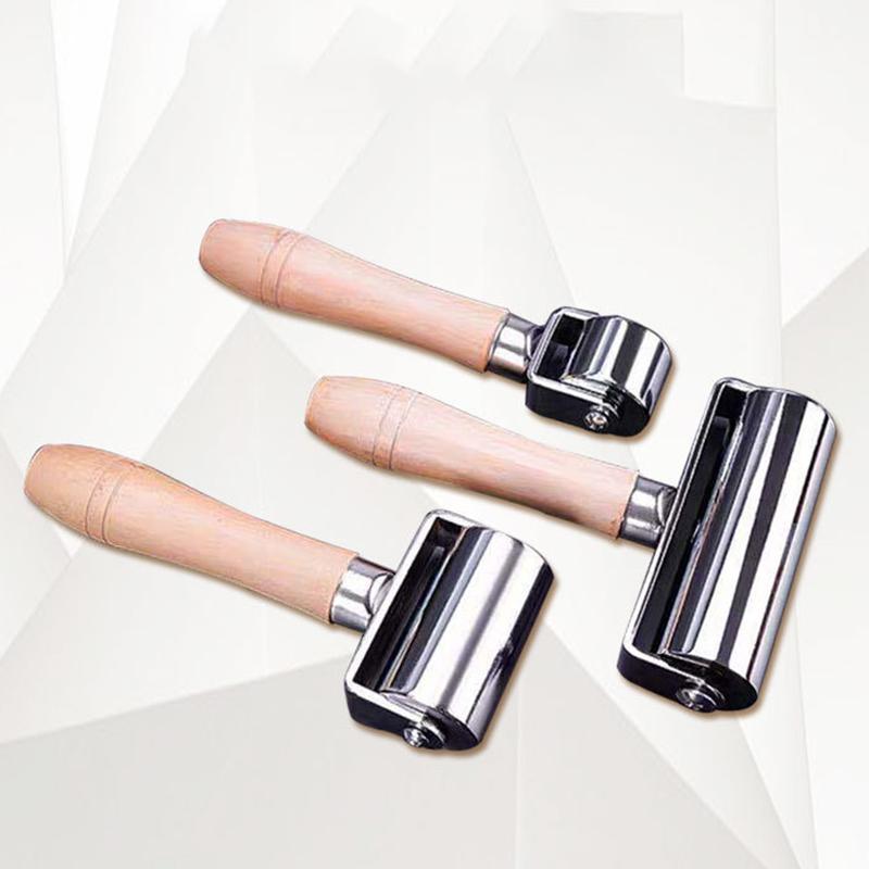 

Пресс связующего для сплющивания кожи Кожаный ролик Ролик Катание Резиновое колесо Художественные инструменты для резьбы по коже