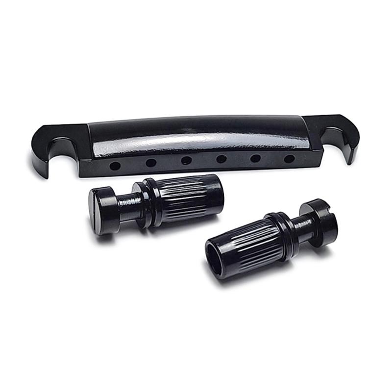 6 String Guitar Roller Saddle Bridge Tailpiece Upper Lower String Bridge with Studs Tune-O-Matic Bridges Replacement