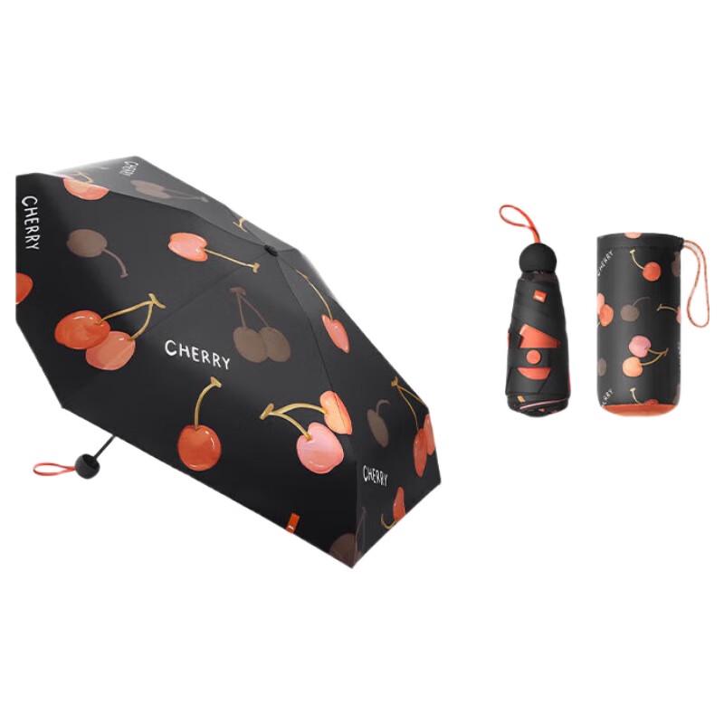 Beneunder Cherry Blossom Five-Fold Dual-Use Umbrella