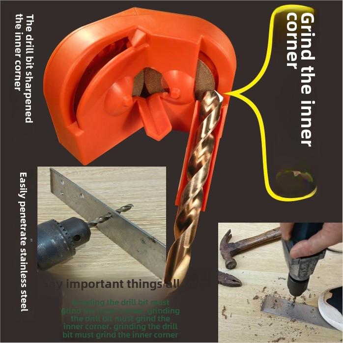 Portable Multi-Function Grinding Tool for Drill Bits, Knives, and Cutters