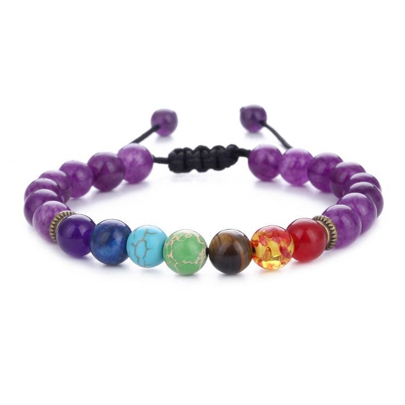 JYL TS Bracelet Yoga  Chakra Bead Design Balances Energy And Inner Peace