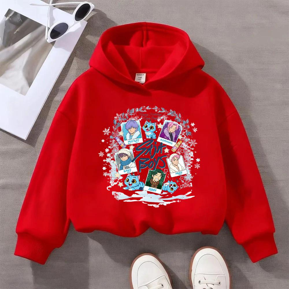 Comfortable Huntmas Children's Hoodie with Cute Christmas Characters and a "Huntmas Wishes" Designed Girls' Sweatshirt