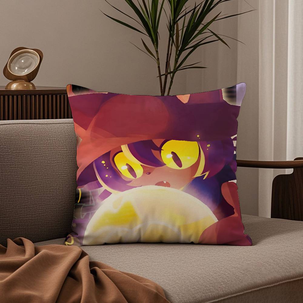 Game One S-Shot N-Nikos Anime Pillow Case Good Print Pillowcase Living Room Sofa Cushion Cover Bedroom Room Decor