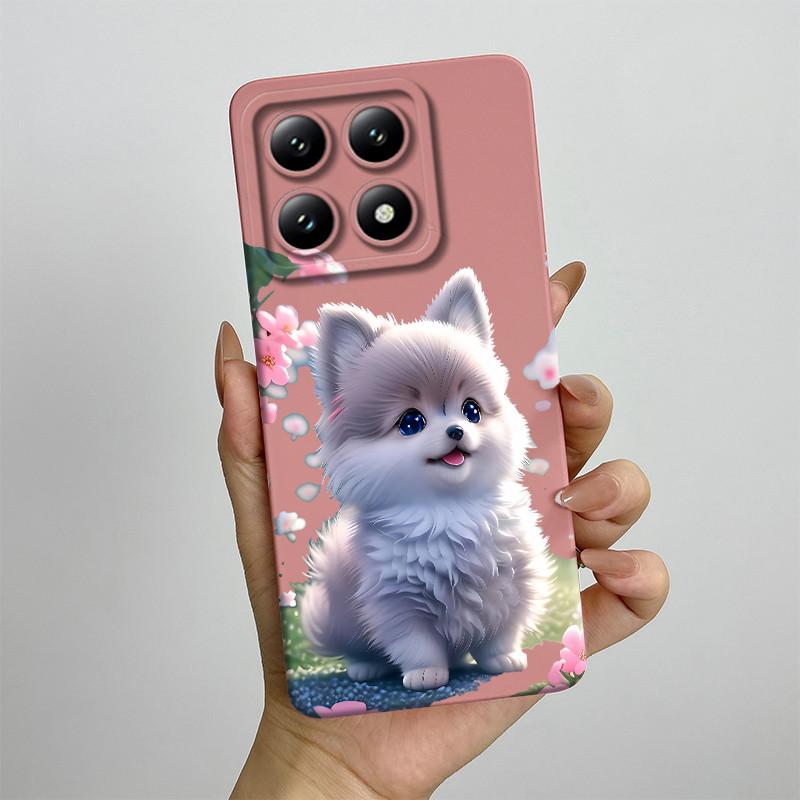 For Xiaomi 14T Pro Phone Case 14Tpro Soft Silicone TPU Sweet Painted Casing Cartoon Printed Shockproof Protective Back Cover