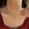Fu Necklace Women's Niche Light Luxury Pendant Collarbone Chain Chinese Style Senior Design Autumn and Winter Sweater Chain