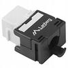 Moduł Keystone Lanberg gniazdo RJ45 -> LSA beznarzędziowy UTP kat.6 180° do puszki montażowej