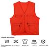 V Neck Cargo Vest Zip Up Outdoor Vest Durable Fishing Vest  Hiking