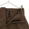 Unused Theory Made In Japan Mimole Length Pleated Skirt Brown Tagged Women Used
