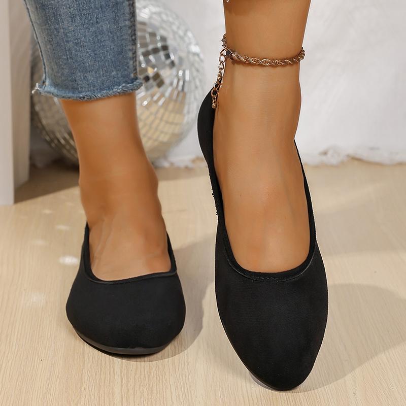 Fashion Classics Black Soft Sole Non Slip Flats Women Summer Autumn Comfort Light Loafers Woman Plus Size Platform Walking Shoes Mujer