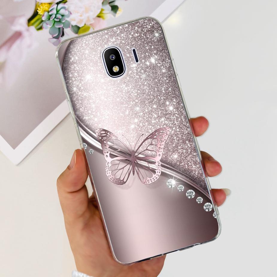 For Samsung Galaxy J4 2018 Case SM-J400F Luxury Clear Silicone Soft TPU Phone Case For Samsung J4 Plus J4+ J415F Back Cover Capa