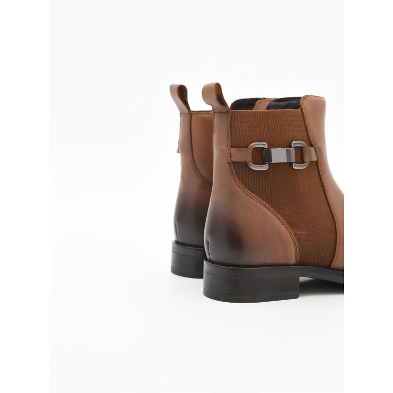Botín Casual Purapiel Bro6 Color Marrón 104931