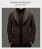 Men's Double-sided Sherpa Fleece Jacket 2025 - Winter Casual Mid-aged & Young Style, Thick and Warm Outerwear