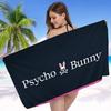 Asciugamano da Spiaggia in Microfibra P-Psycho Bunny di Lusso, Assorbente, Asciugatura Rapida, Morbido, per Yoga, Nuoto, Resort, Alpinismo