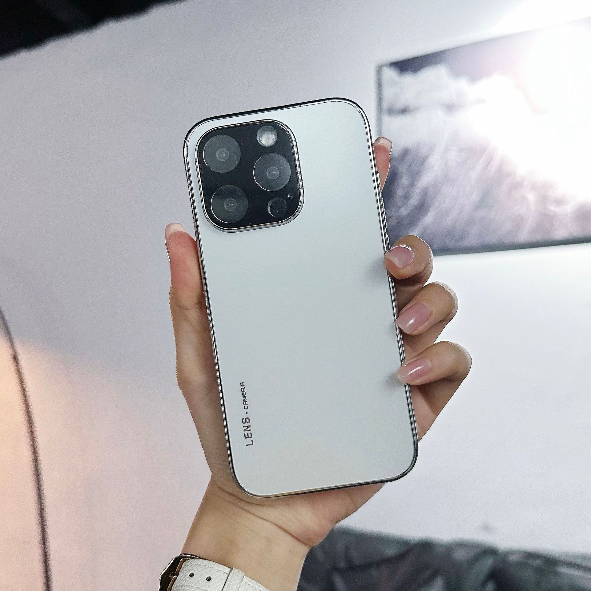 

Electroplated Matte Finish Suitable for Apple 16promax Phone Case IPhone15 Lens Film 14PC Full Package 13 Protective Case iPhone16