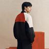 FILA Original Fashion Retro Classic Personality Trendy Casual Color-Block Comfortable Versatile Knitted Jacket Men jackets F11M619510FBK
