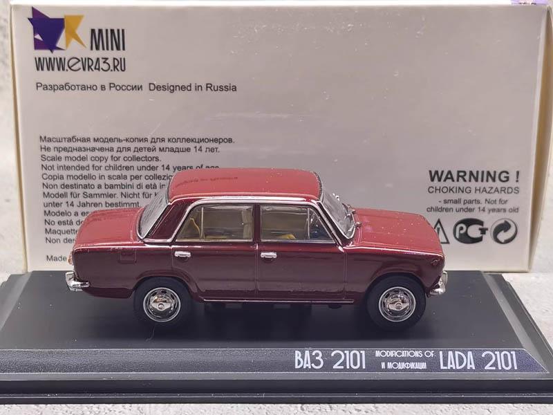 1/43 Russisches EVR43 BA3 LADA 2101 Klassische Vintage Kollektion Modell Spielzeug Auto Geschenke