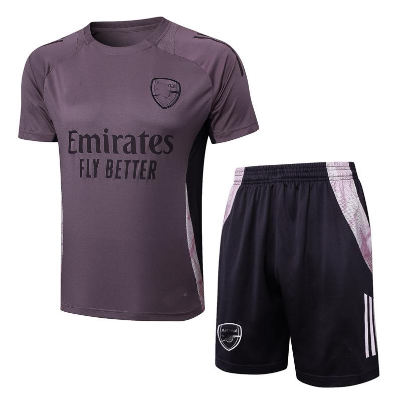 Football Training Jersey 2425 Riyadh Chelsea Barcelona Paris Real Madrid Arsenal Jersey Short-Sleeved Set