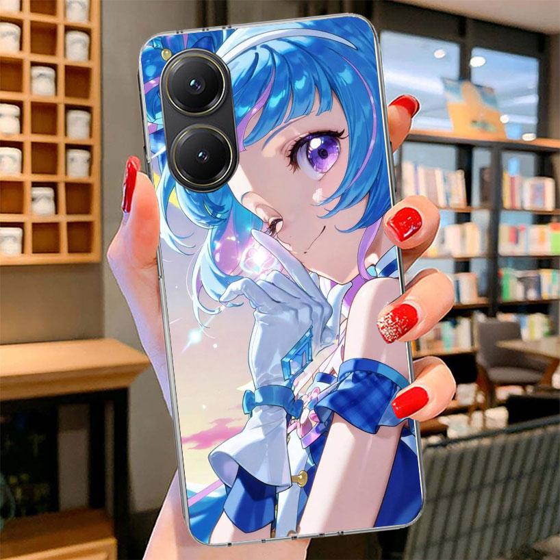 Pretty Cure Anime Phone Case For Xiaomi Poco F7 Ultra X7 X6 X5 Pro M7 Redmi 15C 15 13C 13 12C 12 10C 10 9A 9C 9T 9 Shell Poco F7
