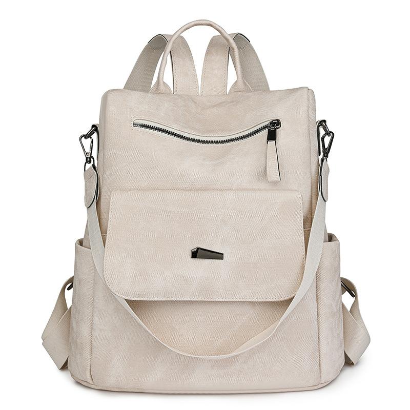 Bag Women's Large Capacity Women's Backpack Retro Simple Casual Fashion Multi-purpose Shoulder Bag