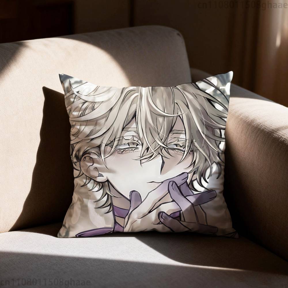AAlien Stage Luka Pillow Case Square DoubleSided Printing Short Plush Sofa Cushion Cover Bedroom Bedside Pillow