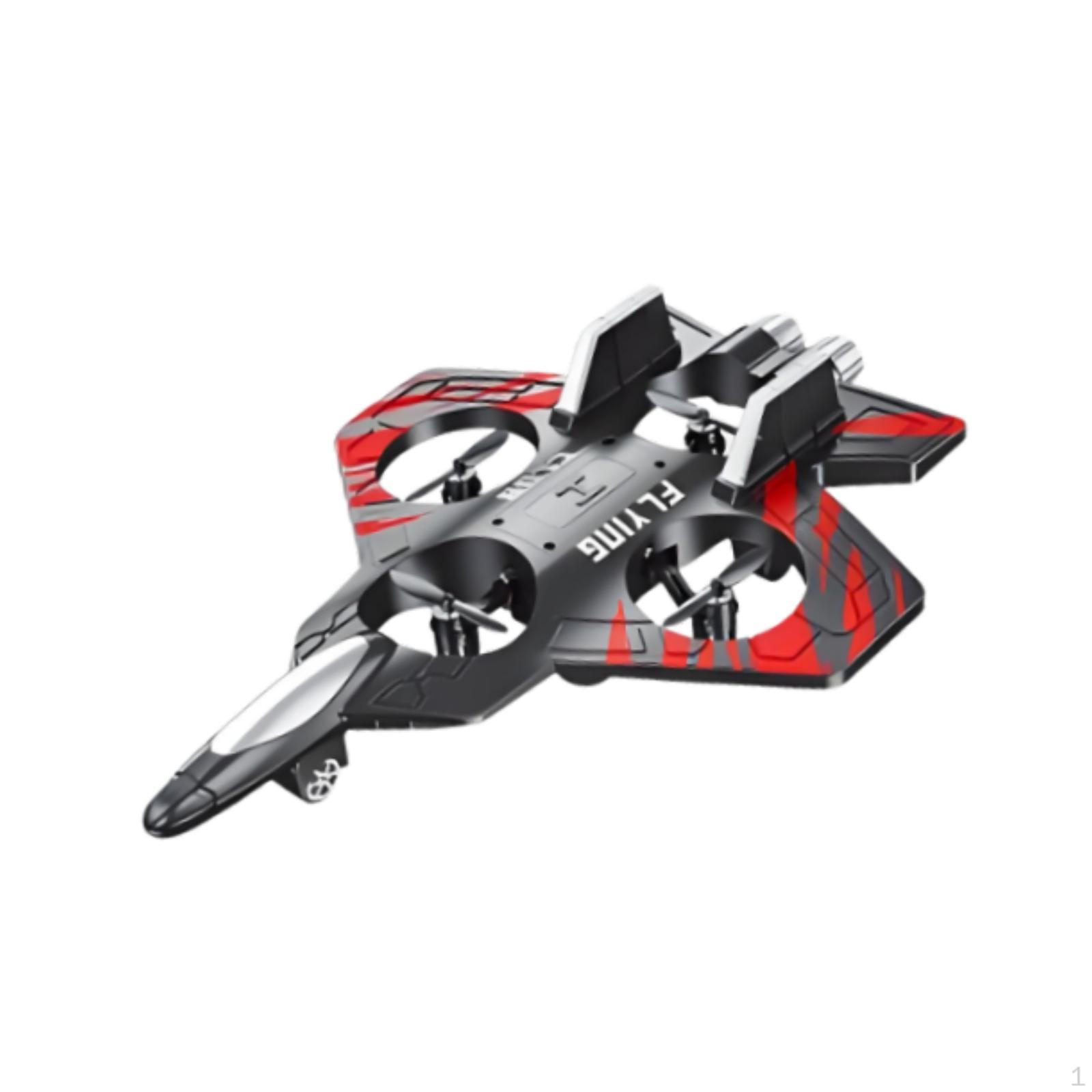 

2.4GHz RC Remote Control Airplane Made of EVA Foam, Fighter Jet with Lights And Full Rotation, Easy червоний