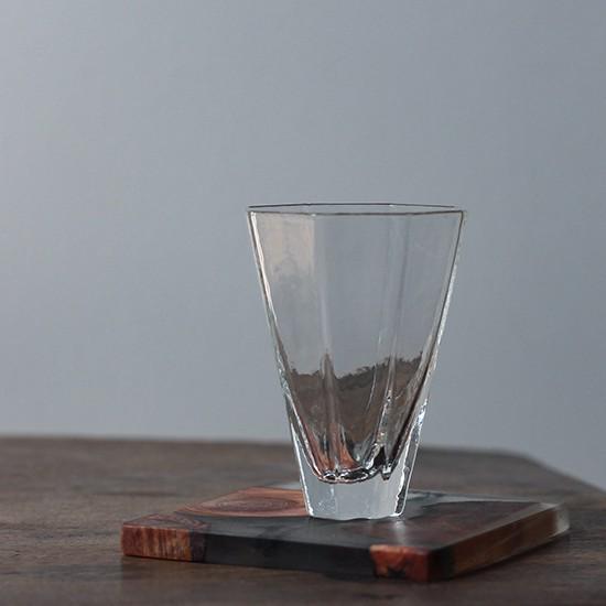 Heat-Resistant Hammered Diamond High Borosilicate Glass Tea Tasting Cup - Handmade Kung Fu Tea Set. 50ml