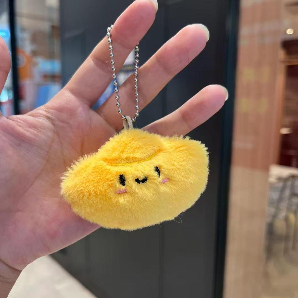 Pacha Dog Plush Doll: Cute Blush Heart Backpack Pendant, Cartoon Couple Gift