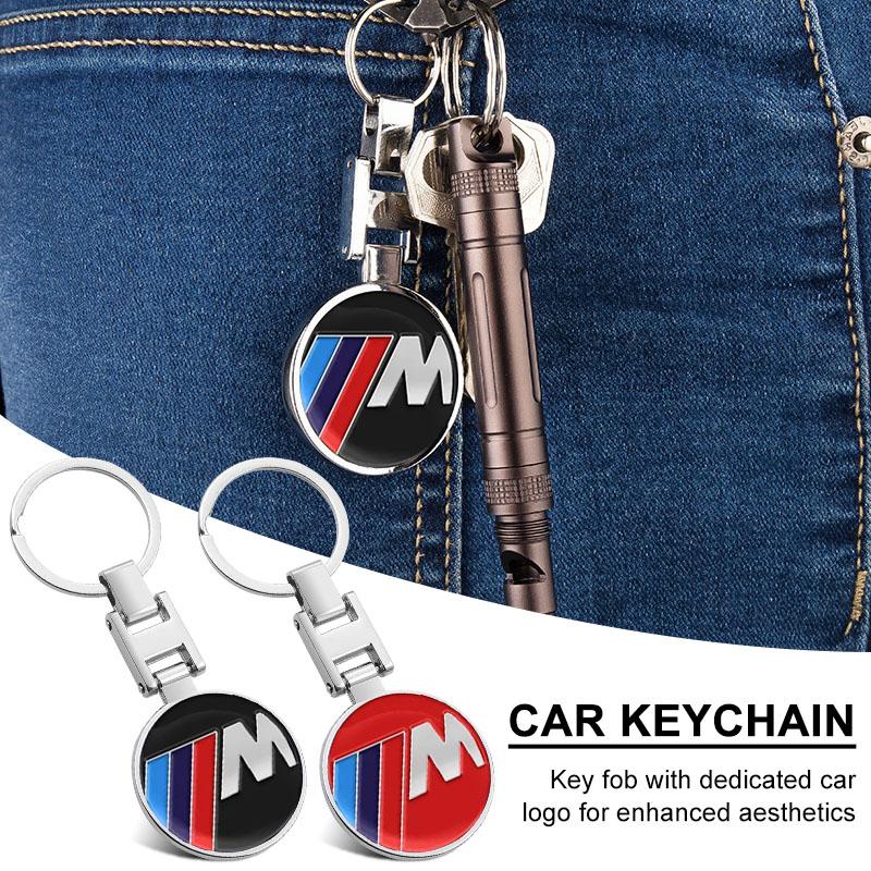1Pcs Car Emblem Keychain Key Ring Accessories For BMW M E34 E36 E60 E90 E46 E39 E70 F10 F20 F30 X5 X6 X1 M3 M5 M6 E71 F01 F02 F87