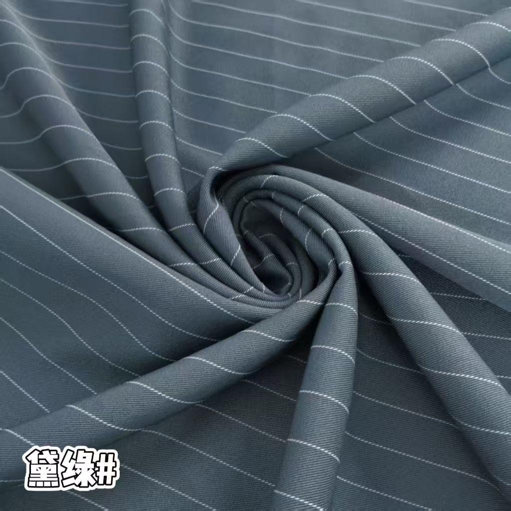 Klassischer Streifenanzugstoff Knitterfest pro Meter für Hosen Röcke Uniformen DIY Nähstoff Hängend Elastizität Weiß Rot