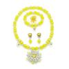 2024 Little Girl Accessories Ice and Snow Snowflake Beads Necklace Bracelet Value Set Baby Girl Accessories