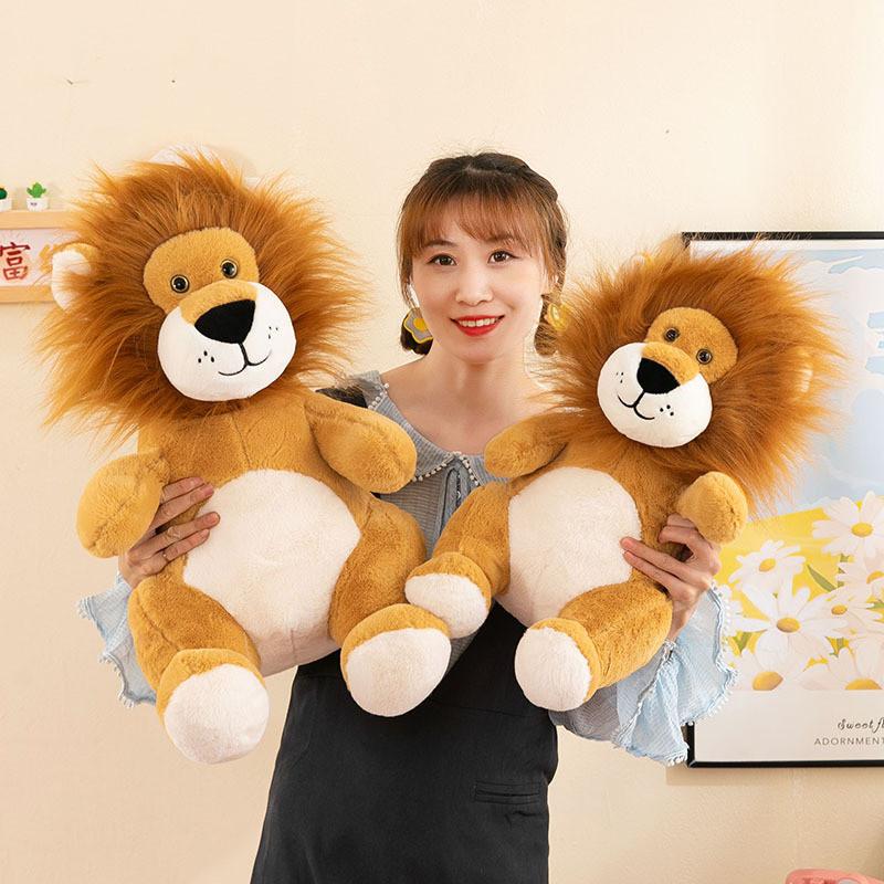 Forest Lion Animal Plush Toy Cute Cartoon Girl Child Birthday Holiday Doll Gift