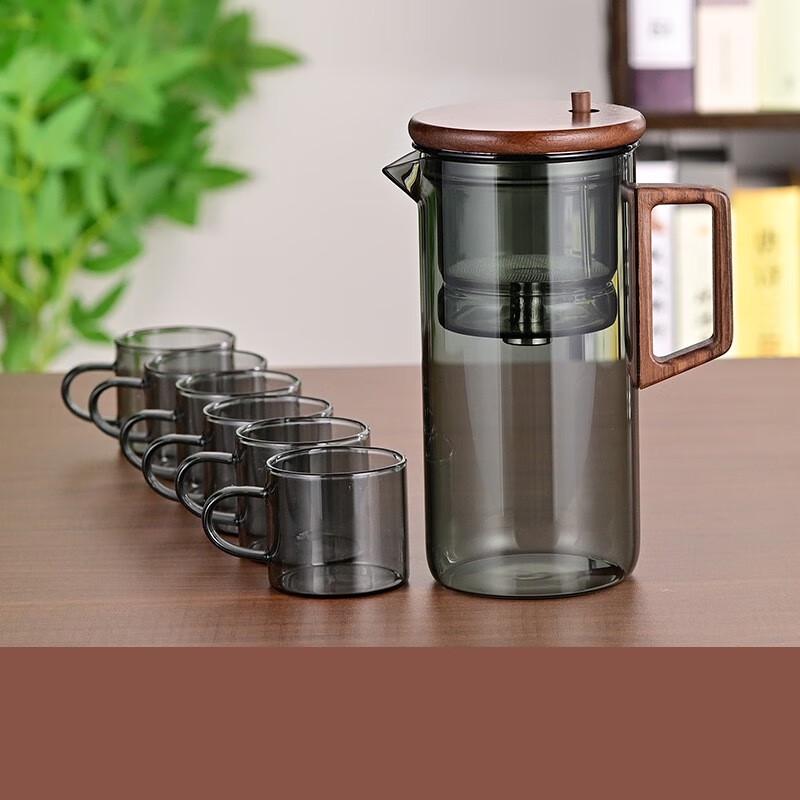 Чайный сервиз Changqi Glass Press с 6 чашками