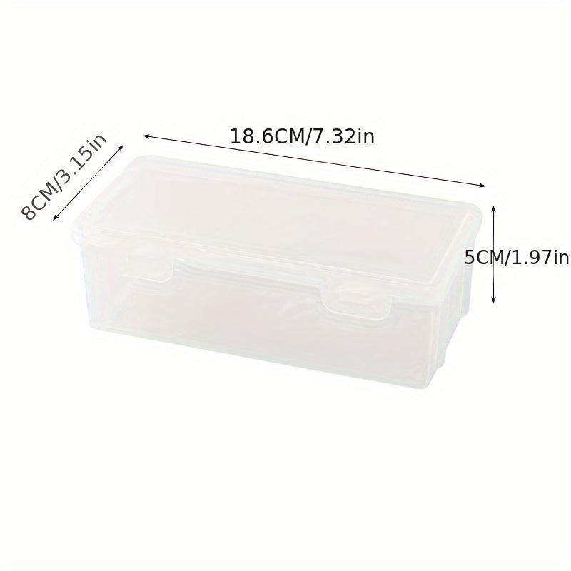 Clear Storage Boxes - Stackable Large Organizer with Transparent Lid,Home - Space-Saving Desk Organizer,Christmas Gift Idea