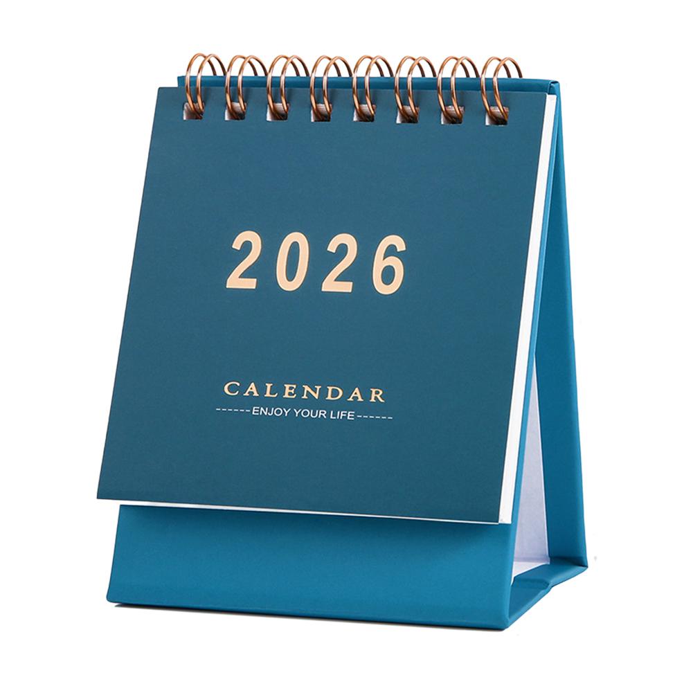 Mini Bureaukalender Jaar 2026, Staande Klap Kleine Kalender Maandelijkse Bureaukalender, Academische Jaarplanner voor Thuis Kantoor School
