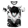 Death Note 3D Printed T-shirt Anime Harajuku Streetwear Men Women Fashion O-Neck Short Sleeve Oversized T Shirt HipHop Tees Tops