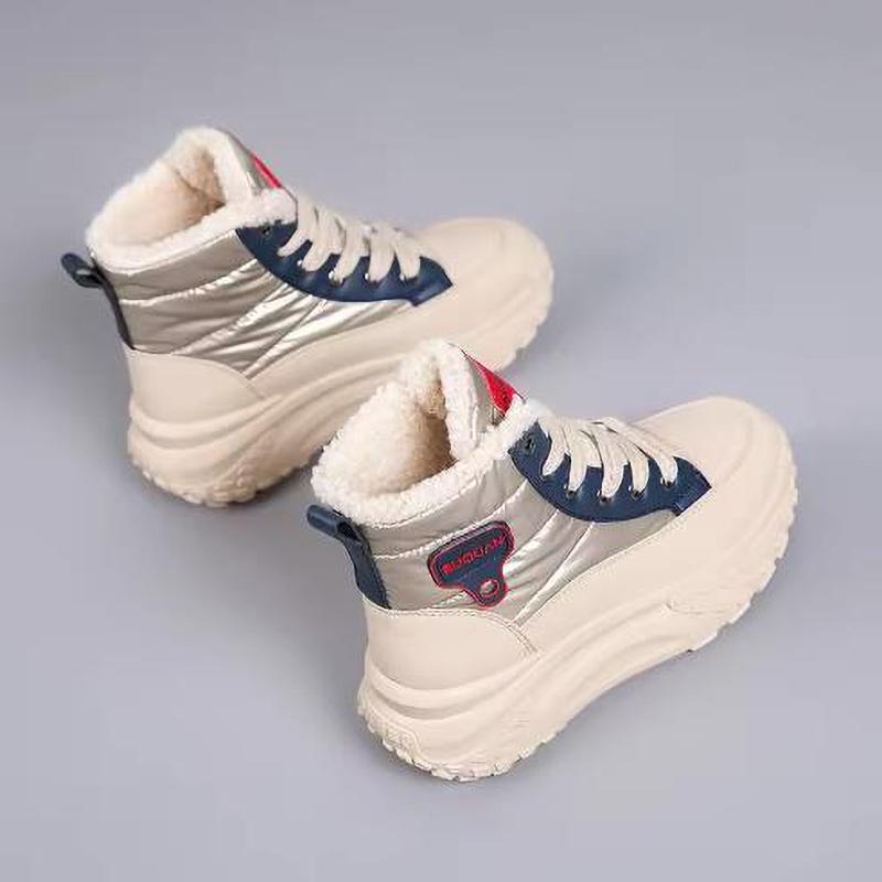 Winter Women's High Thickened Fleece Shoes Warm