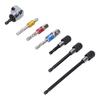 7Pcs Socket Adapter Hex Shank Metal Colourful Screwdriver Bit Holder Extension Set Kit
