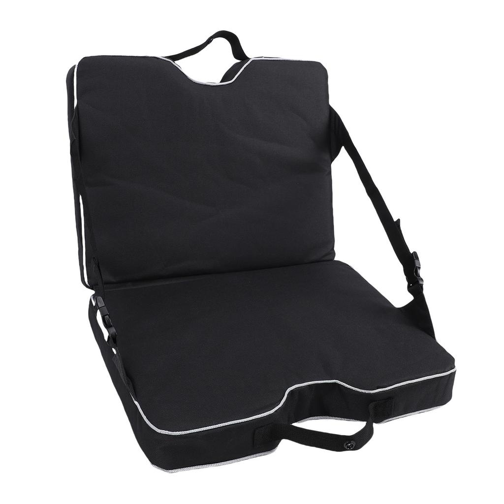Portable Seat Cushion, Folding Chair Cushion, Foldable Wheelchair Stadium Seat Cushions for Hiking Travel Bleachers, 16.9x13.8x2.2in