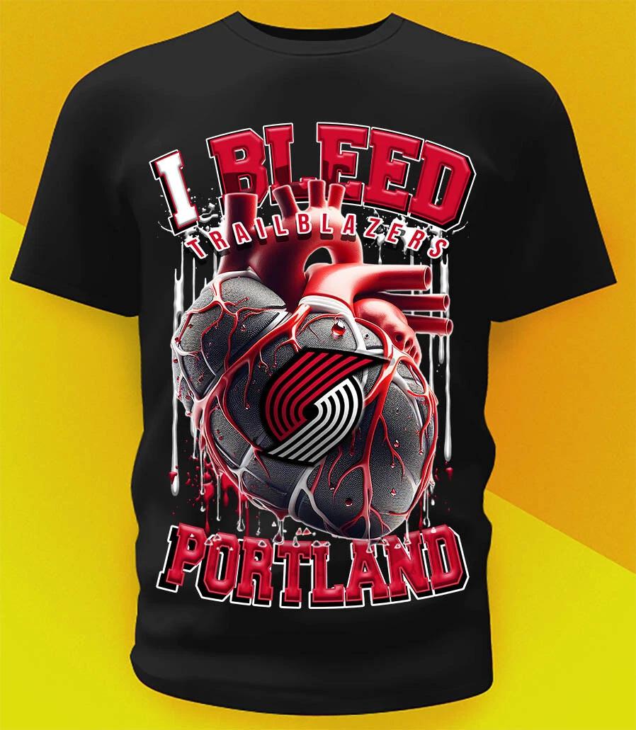 

Portland Trailblazers Bleed Shirt Sizes!! Youth-6XL L