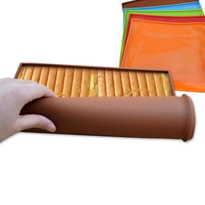 Mjuk silikon Swiss Roll Mold Bakplåt Pad